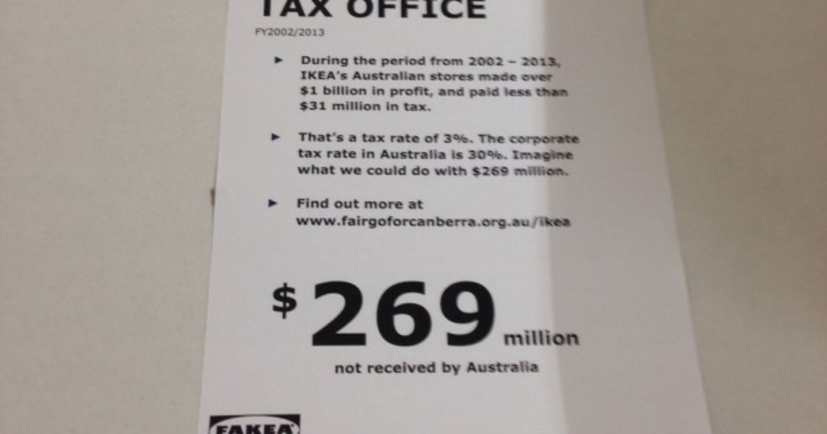 Canberra Ikea Opening Hacked With Fake Price Tags
