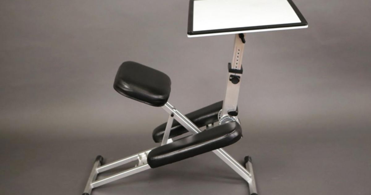 Popup desk invented for small spaces by original Furby team