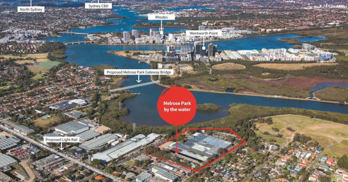 Melrose Park in Sydney is being transformed into a residential hub