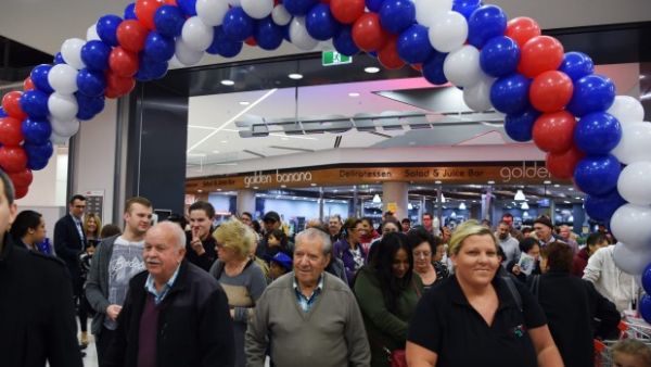 Top Ryde Kmart store opening - and Woolworths goodies - attract early morning crowd