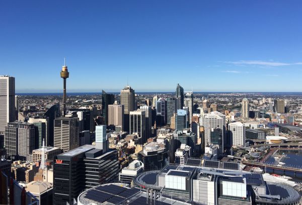 Barangaroo milestone: First look from the top of Australia