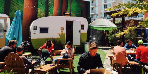 Camping-themed co-working site opens in downtown San Francisco