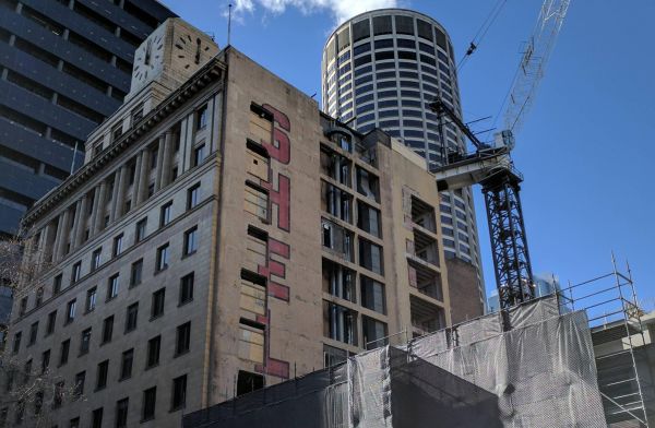 Demolished Sydney building uncovers painted signs from the city