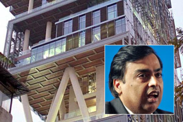 India's richest man builds world's first billion-dollar home