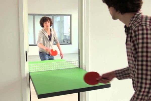 Designer Tobias Fraenzel S Awesome Door Doubles As A Ping Pong Table