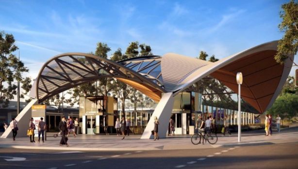 Artist's impression of Showground Station. Photo: Transport NSW