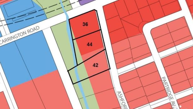 The three properties cover 10,600 square metres of development land. Photo: Guardian Realty Projects
