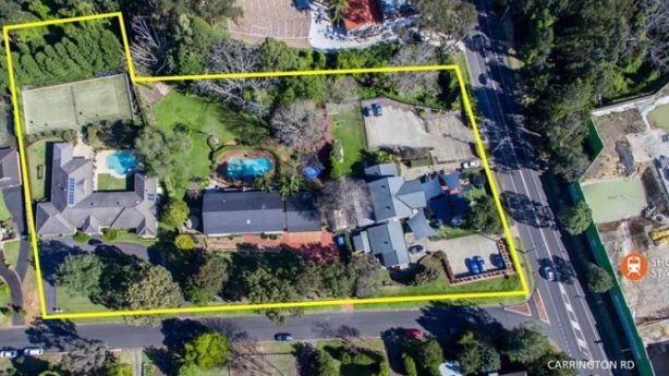 The three properties are 50 metres away from the upcoming Showground Station. Photo: Guardian Realty Projects