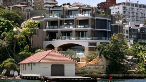 Global jitters following Donald Trump's election as president could result in greater demand for prestige homes. Pictured: Aussie John's Point Piper mansion, which is for sale. Photo: Ben Rushton