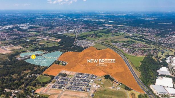 Dahua's $1 billion master-planned estate of New Breeze is in Bardia - 45 kilometres south-west of Sydney CBD.