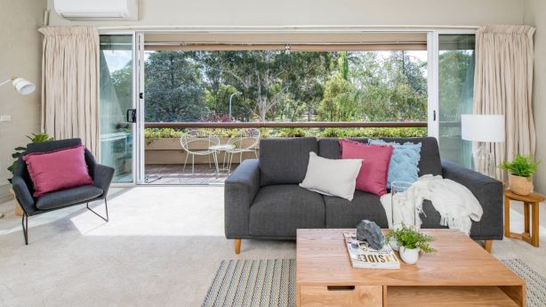 The unit overlooks Telopea Park. Photo: Peter Blackshaw Real Estate Manuka