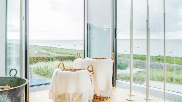 The Danish coast is even visible in the distance. Photo: Sweden Sothebys International Realty