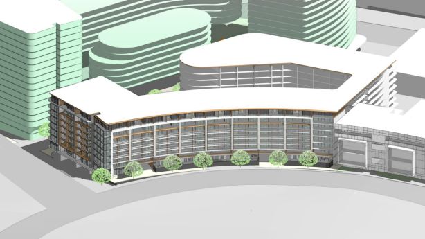 Morris Property Group will bring more than 1000 residential apartments to the site. Photo: Morris Property Group