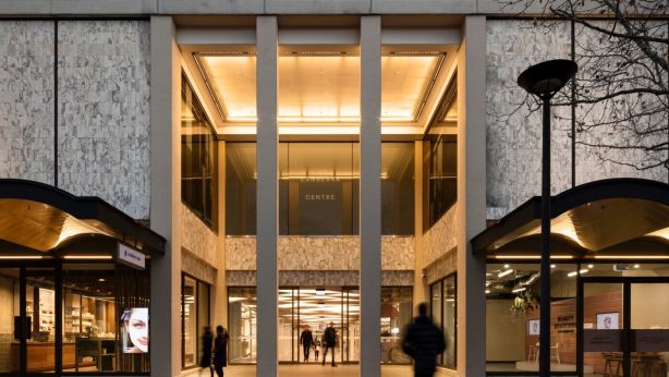 Monaro Mall by Universal Design Studio and Mather Architecture was praised for being 'light-filled and material-rich'. Photo: Dianna Snape