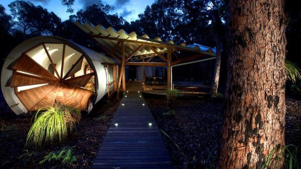 Drewhouse (The Pods), in Queensland, took out the unique category. Photo: Homeaway.com.au