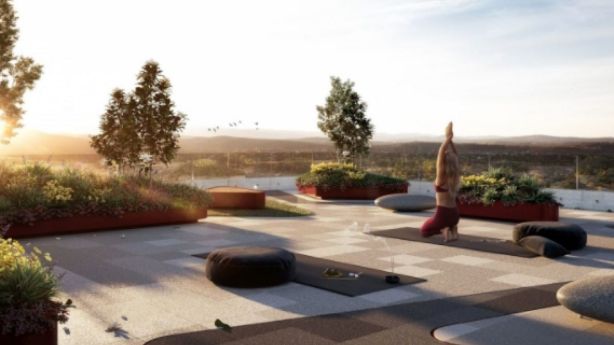 Mulberry in Dickson will feature two rooftop gardens: a zen garden and a vegetable garden. Photo: Art Group
