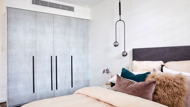 Wardrobe space for visitors is essential in a guest bedroom. Photo: Channel Nine