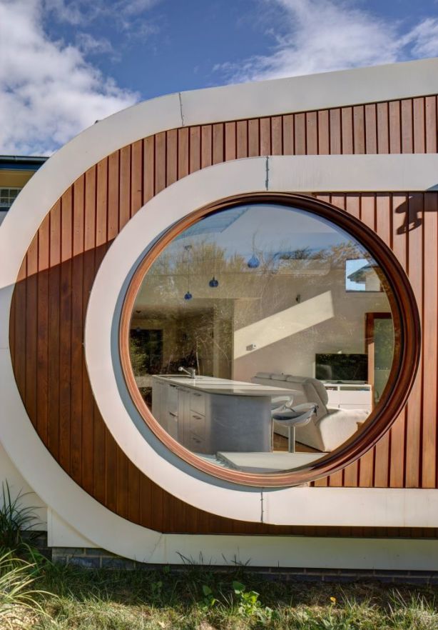 The focal point is the 1.6-metre wide circular window. Photo: Brett Boardman