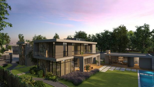 The development offers an exclusive gated community of a style more commonly seen in Malibu or the Hollywood Hills. Photo: Artist Impression