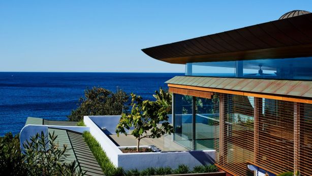 The Walter Barda-designed house is set above Bronte Baths. Photo: Supplied