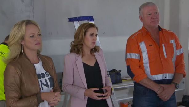 Shelley Craft, Alice Stolz and Scott Cam. Photo: Channel Nine