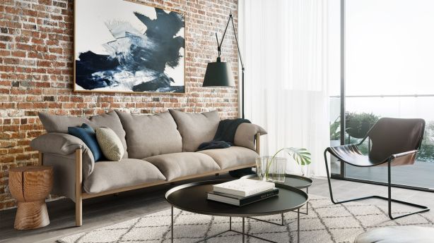Two-colour palettes are on offer, one scheme referencing a cool industrial studio and the other the lightness of an art gallery. Photo: Colliers International