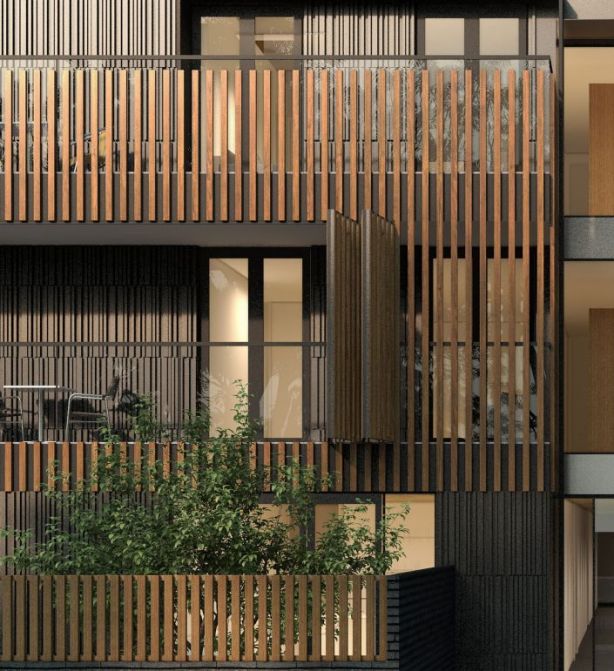 The BowerBird Life apartments have averaged a Nationwide House Energy Rating Scheme star rating of 8.1 out of 10. Photo: k20 Architecture
