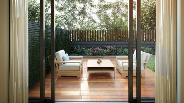 The new Ormond development combines a natural aesthetic with sustainable intentions. Photo: k20 Architecture