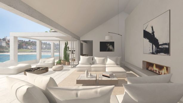The DA-approved amalgamation of the three North Bondi apartments was designed by architect Nick Tobias. Photo: Supplied