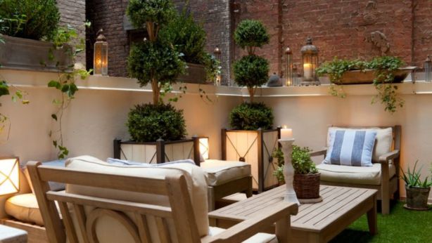 The 46-square metre private terrace. Photo: Snowden Jones