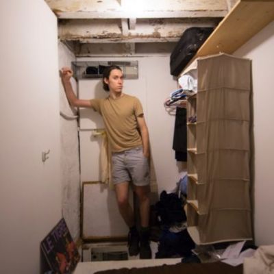 The man renting a crawl space in New York City