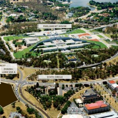 Mega development site next to Parliament House in Forrest hits Canberra market