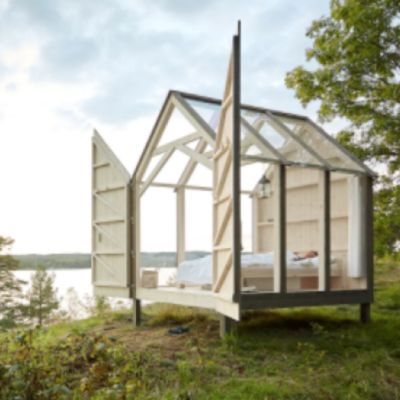 Remote cabins decrease stress