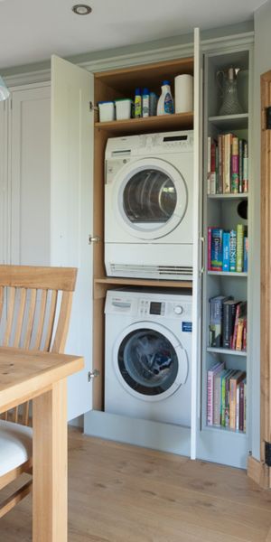 Clever Places To Squeeze Your Washing Machine And Dryer