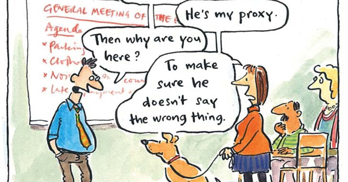 Who can be a proxy