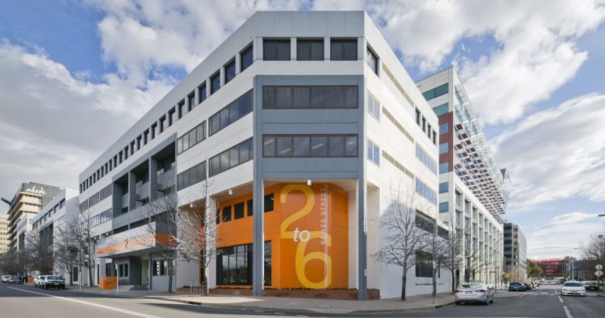 Future home of ACT Health at Bowes Street in Woden up for sale