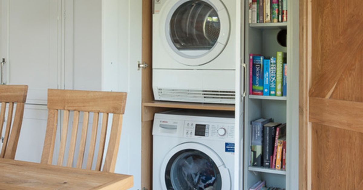 Clever Places To Squeeze Your Washing Machine And Dryer