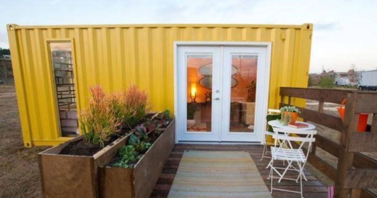 Living in a box homes made from shipping containers