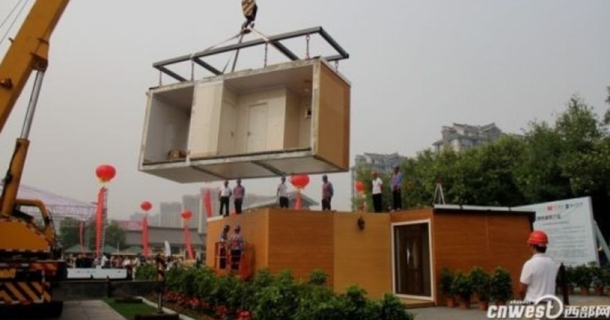 3Dprinted house built in just three hours in China’s Xi’an