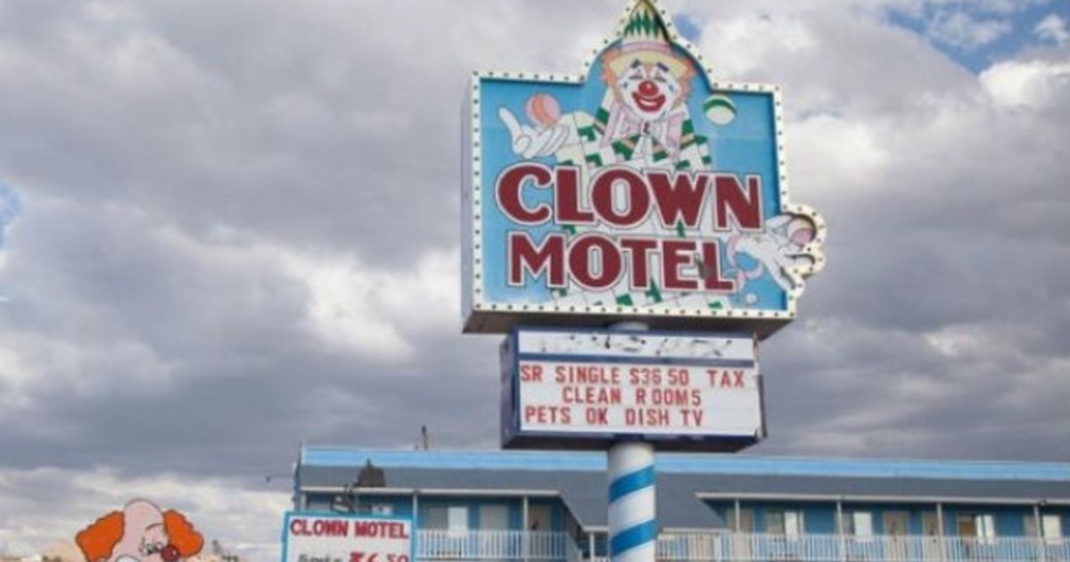 Creepy Clown Motel Located Next To A Nevada Cemetery Is The Stuff