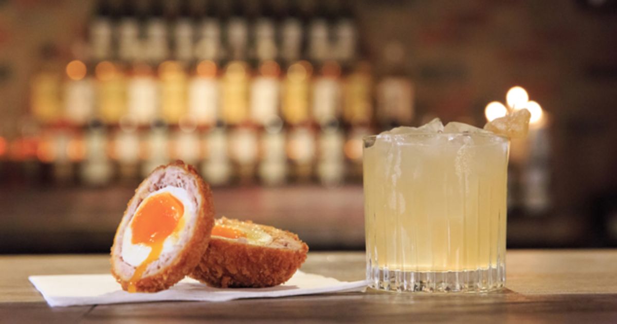 Scotch eggs & whisky cocktails popup bar Dewar’s Scotch Egg Club