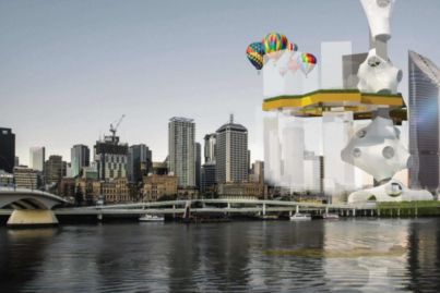 Brisbane architecture students create alternative Queen's Wharf designs