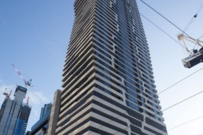 Flammable cladding on Melbourne skyscraper