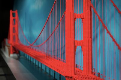 Lego artist reimagines worldly wonders of construction