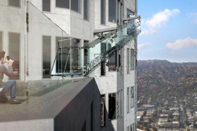 Skyslide is coming: Glass slide will be attached to top of LA skyscraper