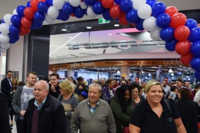 Top Ryde Kmart store opening - and Woolworths goodies - attract early morning crowd