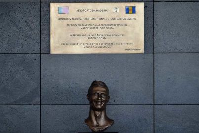 Airport renaming overshadowed by 'hideous' Ronaldo statue