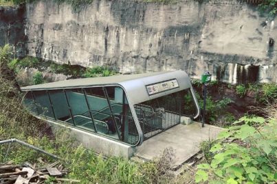A Chinese subway station opens in the middle of nowhere