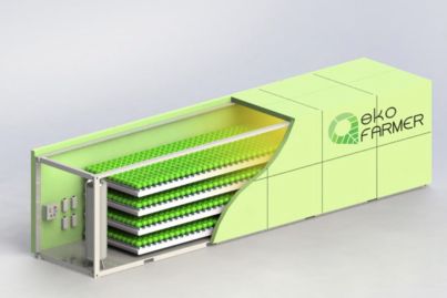 A Finnish company wants miniature vegetable farms to become a familiar sight on city streets