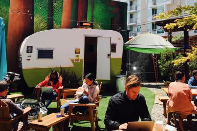Camping-themed co-working site opens in downtown San Francisco